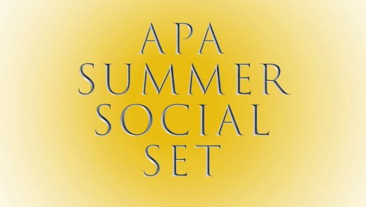 Summer social party logo